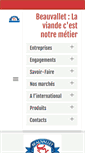 Mobile Screenshot of beauvallet.fr